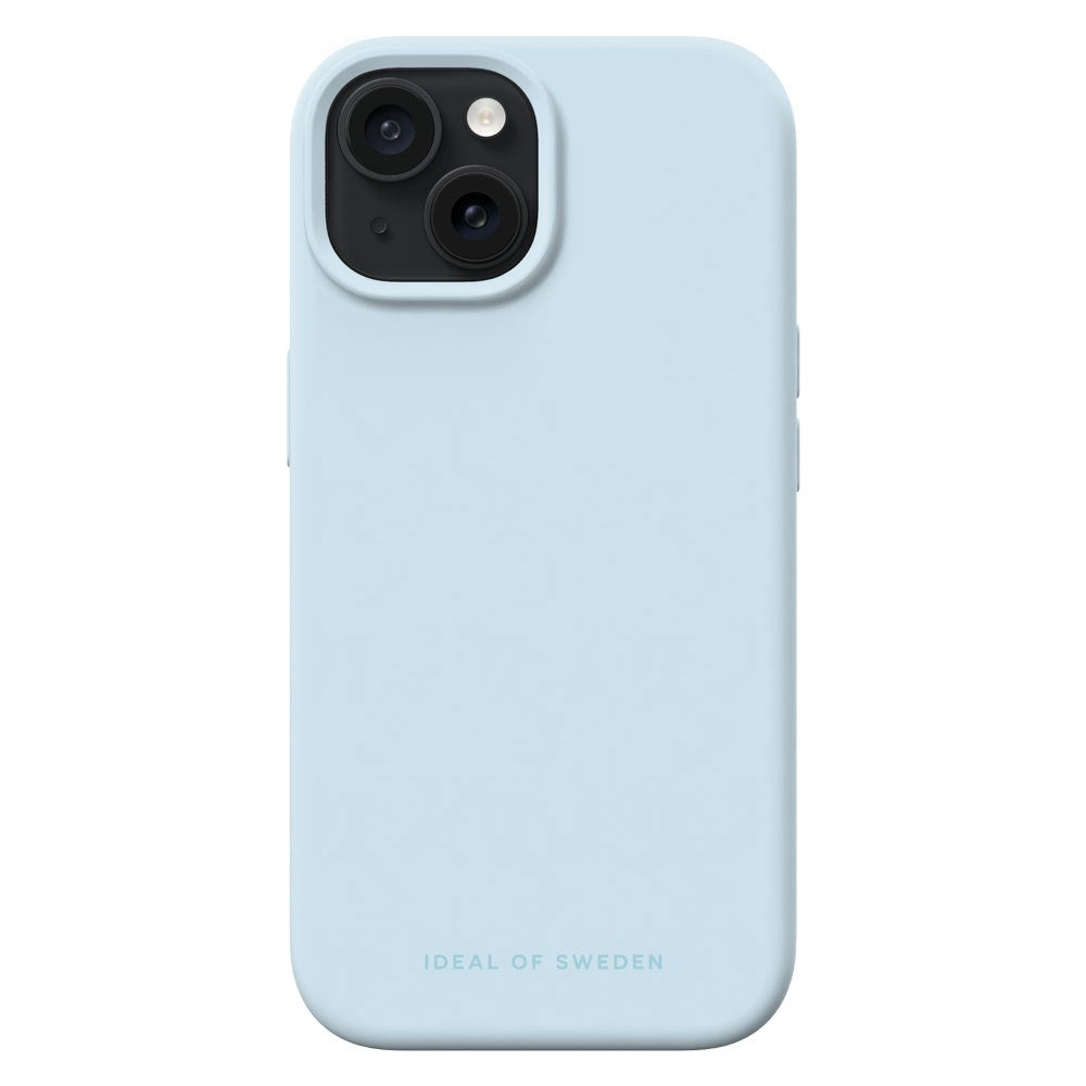 iDeal Of Sweden iPhone 17e / 16e / 15 / 14 / 13 Silicone Deksel - MagSafe Kompatibel - Light Blue