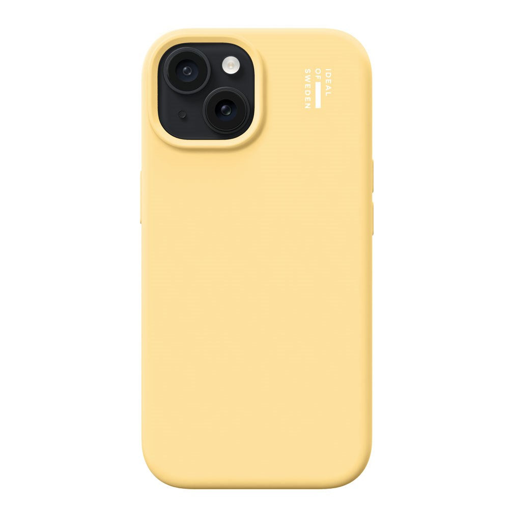 iDeal Of Sweden iPhone 17e / 16e / 15 / 14 / 13 Silicone Deksel - MagSafe Kompatibel - Soft Lemon