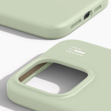 iPhone 15 Pro Max iDeal Of Sweden Silicone Deksel - MagSafe Kompatibel - Sage Green