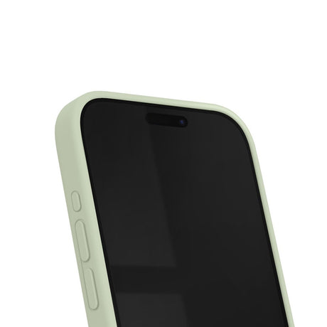 iPhone 15 Pro Max iDeal Of Sweden Silicone Deksel - MagSafe Kompatibel - Sage Green