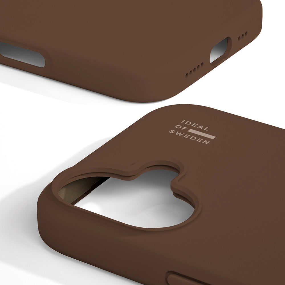 iDeal Of Sweden iPhone 16 Silicone Deksel - MagSafe Kompatibel - Mocha Mousse