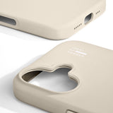 iPhone 16 iDeal Of Sweden Silicone Deksel - MagSafe Kompatibel - Cloud Dancer