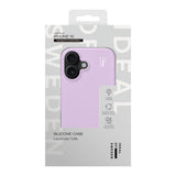 iPhone 16 iDeal Of Sweden Silicone Deksel - MagSafe Kompatibel - Lavender Milk