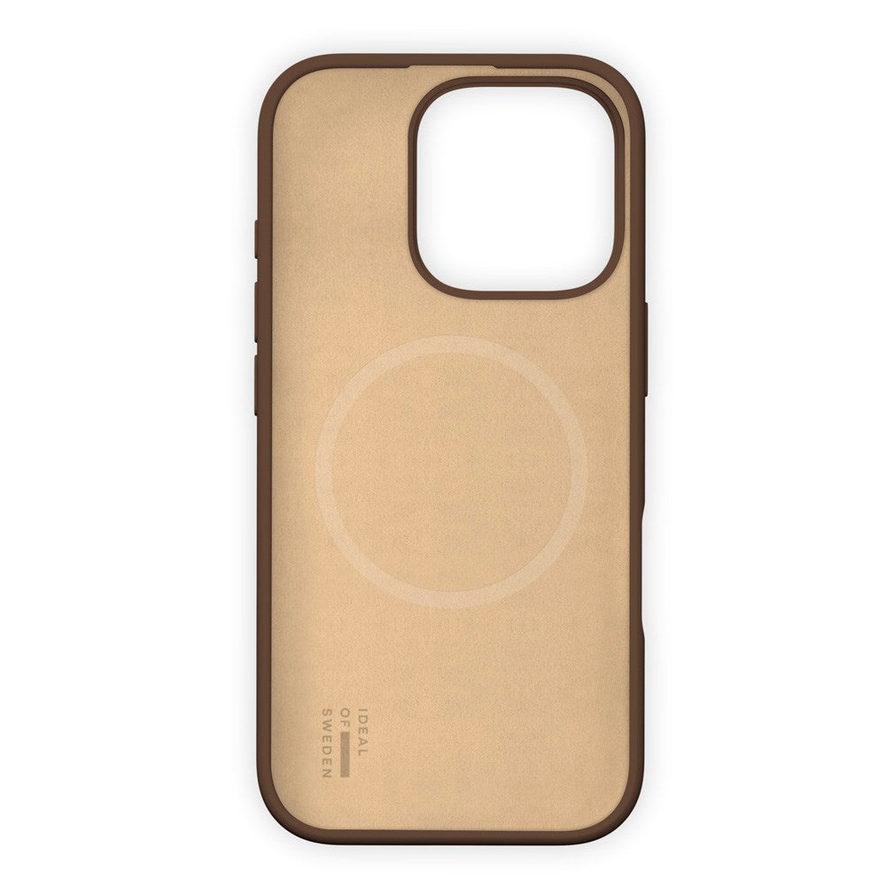iDeal Of Sweden iPhone 16 Pro Silicone Deksel - MagSafe Kompatibel - Mocha Mousse