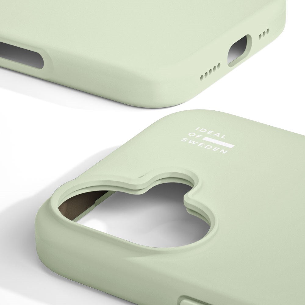 iPhone 17 iDeal Of Sweden Silicone Deksel - MagSafe Kompatibel - Sage Green