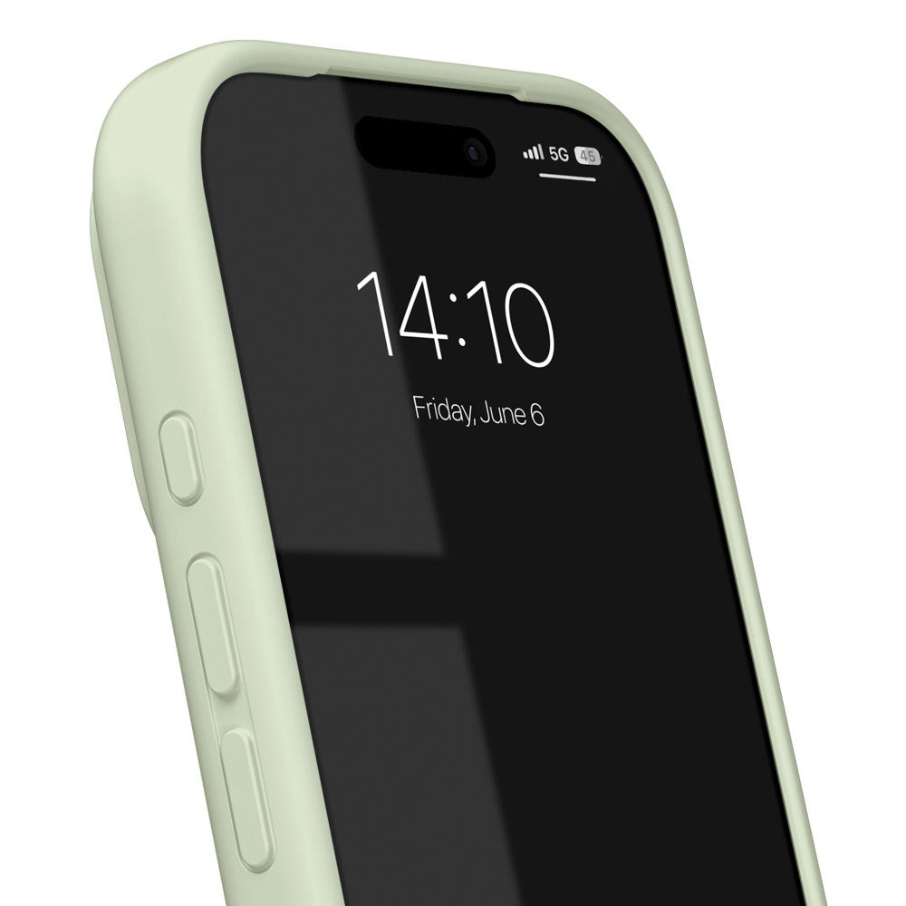 iPhone 17 Pro Max iDeal Of Sweden Silicone Deksel - MagSafe Kompatibel - Sage Green