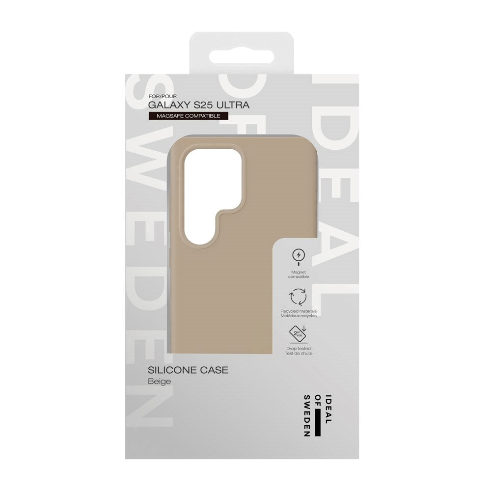iDeal Of Sweden Samsung Galaxy S25 Ultra Silikon Deksel - MagSafe Kompatibel - Beige
