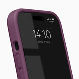 iPhone 17e / 16e / 15 / 14 / 13 iDeal of Sweden Soft Swirl Silicone Deksel - MagSafe Kompatibel - Velvet Plum