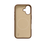 iPhone 16 iDeal of Sweden Soft Swirl Silicone Deksel - MagSafe Kompatibel - Salted Caramel