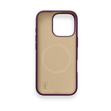iPhone 16 Pro iDeal of Sweden Soft Swirl Silicone Deksel - MagSafe Kompatibel - Velvet Plum