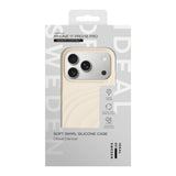 iPhone 18 Pro / 17 Pro iDeal of Sweden Soft Swirl Silicone Deksel - MagSafe Kompatibel - Cloud Dancer