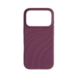 iPhone 18 Pro Max / 17 Pro Max iDeal of Sweden Soft Swirl Silicone Deksel - MagSafe Kompatibel - Velvet Plum