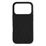 iPhone 18 Pro Max / 17 Pro Max iDeal of Sweden Soft Swirl Silicone Deksel - MagSafe Kompatibel - Velvet Black
