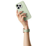 Apple Watch (38/40/SE/41/42mm) iDeal of Sweden Silikon Klokkerem - Størrelse M/L - Sage Green