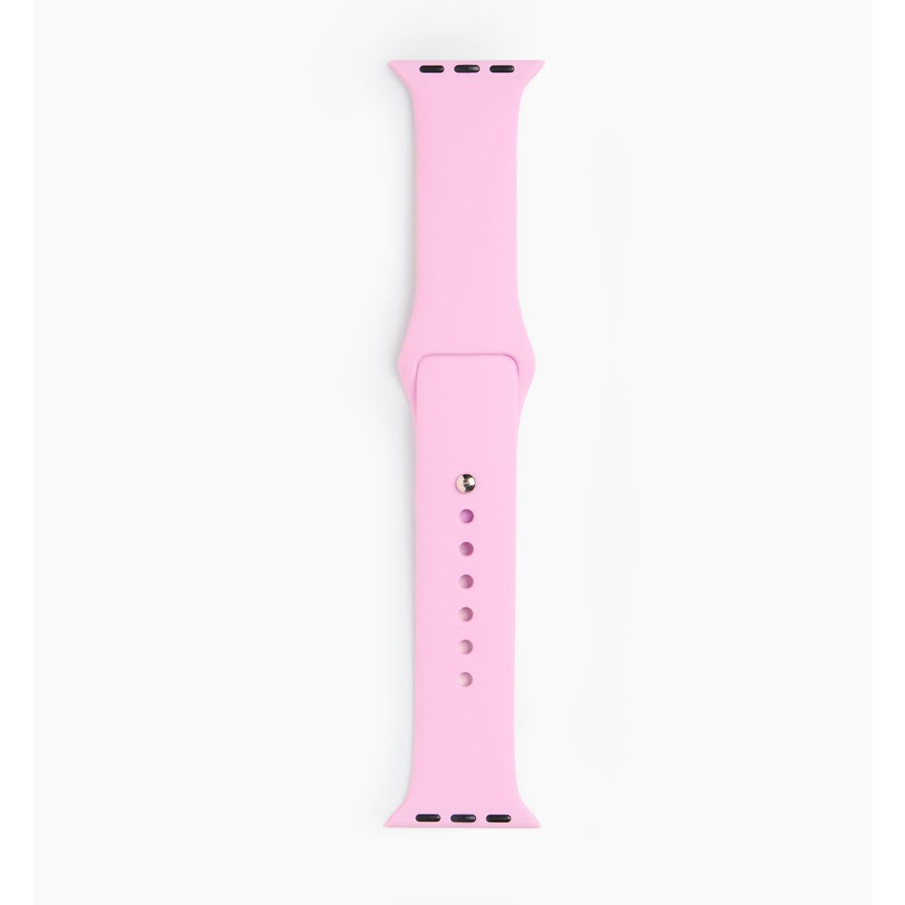 Apple Watch (38/40/SE/41/42mm) iDeal of Sweden Silikon Klokkerem - Størrelse M/L - Bubblegum Pink