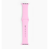 Apple Watch (38/40/SE/41/42mm) iDeal of Sweden Silikon Klokkerem - Størrelse M/L - Bubblegum Pink