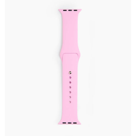 Apple Watch (38/40/SE/41/42mm) iDeal of Sweden Silikon Klokkerem - Størrelse M/L - Bubblegum Pink