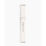 Apple Watch (38/40/SE/41/42mm) iDeal of Sweden Silikon Klokkerem - Størrelse M/L - Cloud Dancer
