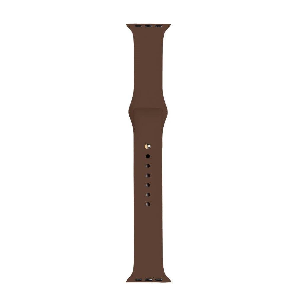 Apple Watch (42/44/SE/45/46/49mm) iDeal of Sweden Silikon Klokkerem - Størrelse M/L - Mocha Mousse
