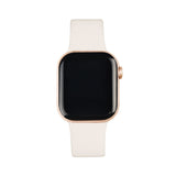 Apple Watch (42/44/SE/45/46/49mm) iDeal of Sweden Silikon Klokkerem - Størrelse M/L - Cloud Dancer