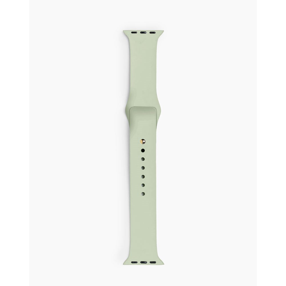 Apple Watch (42/44/SE/45/46/49mm) iDeal of Sweden Silikon Klokkerem - Størrelse S/M - Sage Green
