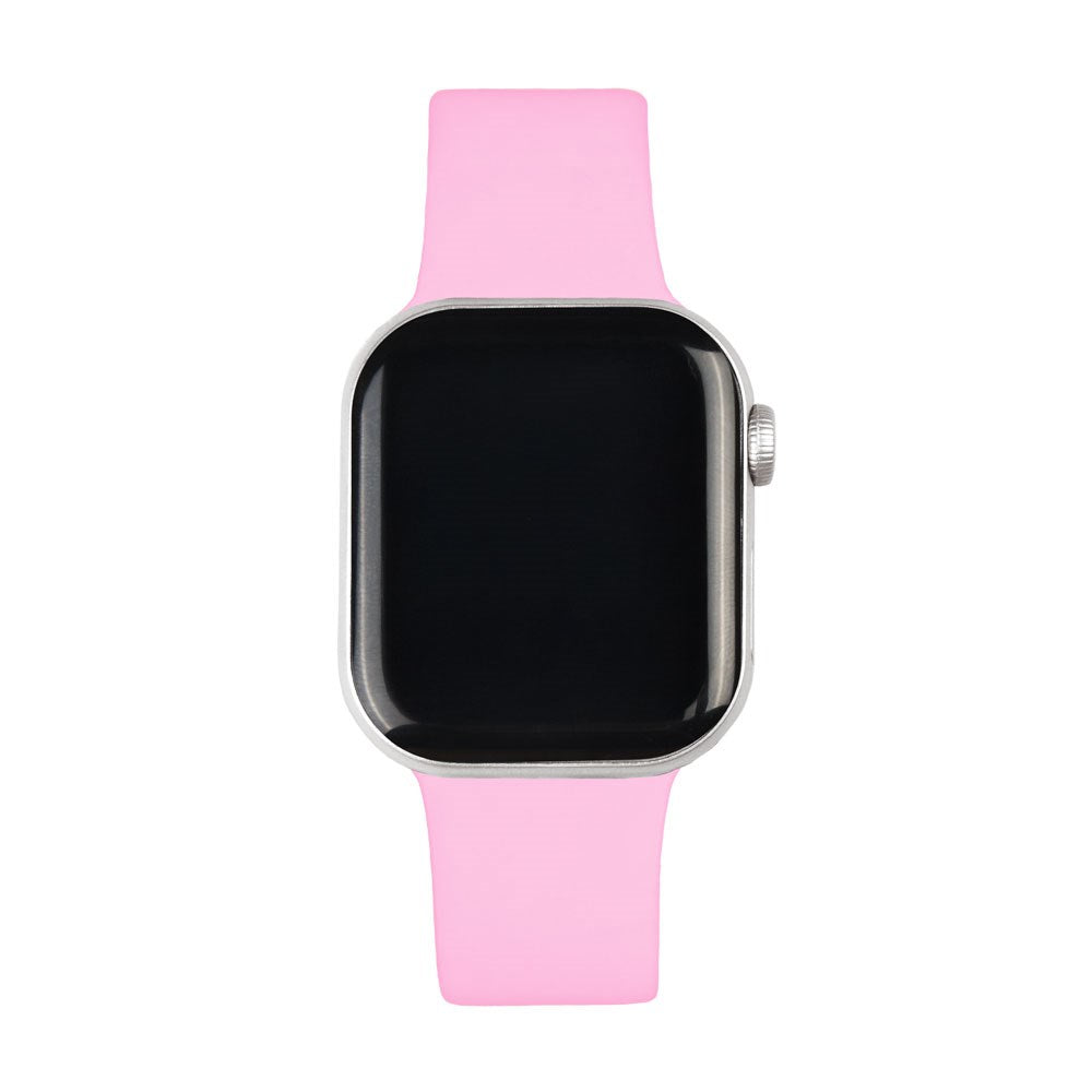 Apple Watch (42/44/SE/45/46/49mm) iDeal of Sweden Silikon Klokkerem - Størrelse S/M - Bubblegum Pink