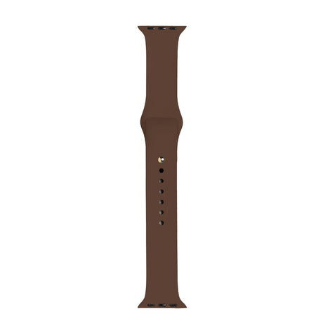 Apple Watch (42/44/SE/45/46/49mm) iDeal of Sweden Silikon Klokkerem - Størrelse S/M - Mocha Mousse
