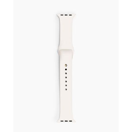 Apple Watch (42/44/SE/45/46/49mm) iDeal of Sweden Silikon Klokkerem - Størrelse S/M - Cloud Dancer