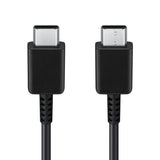 Original Samsung USB-C til USB-C Kabel 25W (EP-DA705BBE) - 3A - 1m - Svart