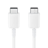 Original Samsung USB-C til USB-C Kabel 25W (EP-DA705BWE) - 3A - 1m - Hvit