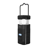 Sandberg Survivor Lantern Powerbank med Solar Lading, Lys og Radio - USB-A - Svart