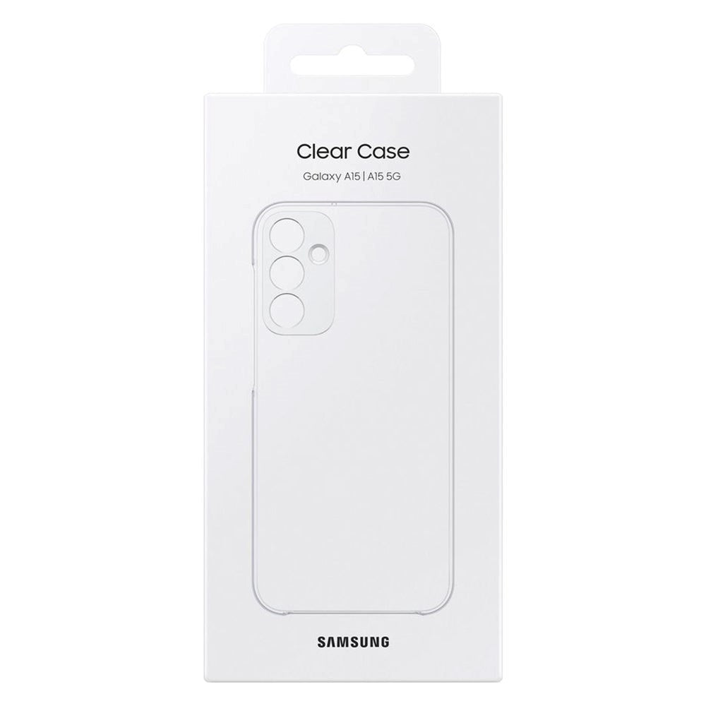 Original Samsung Galaxy A15 (5G) / A15 Clear Deksel EF-QA156CTEGWW - Gjennomsiktig