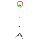 T'NB Influence Pro 14" RGBWW LED Ring Light med Justerbart Stativ og Oppbevaringsveske - Svart