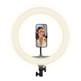 T'NB Influence Pro 14" RGBWW LED Ring Light med Justerbart Stativ og Oppbevaringsveske - Svart