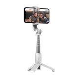 T'NB Influence Pro 2-i-1 Selfie Stick med Stativfunksjon og LED-Lys - Hvit