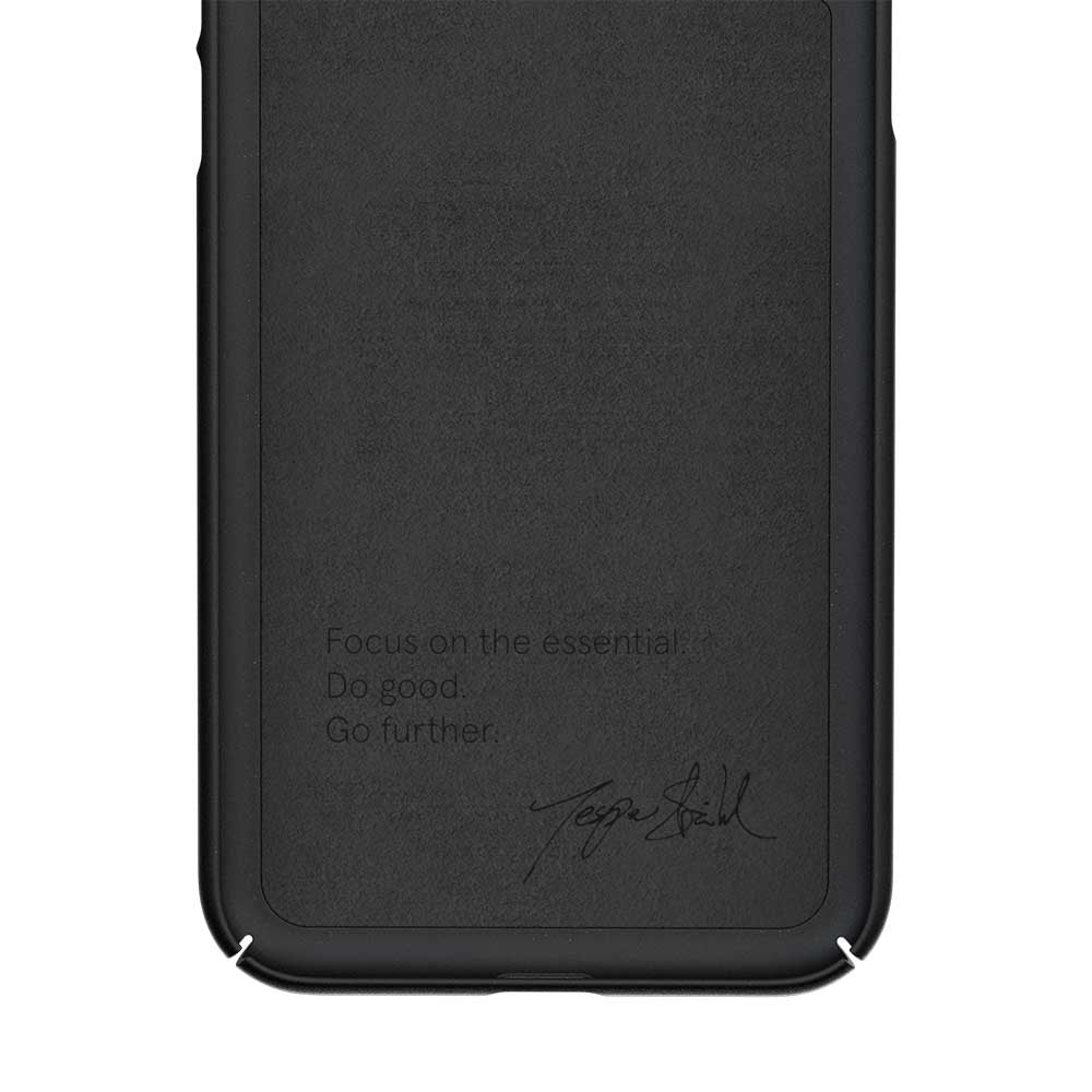 Nudient Thin Case V2 iPhone SE (2022 / 2020) / 8 / 7 Bakdeksel - Ink Black