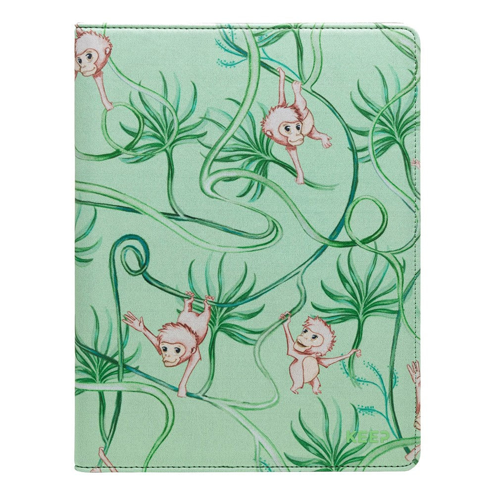 Trunk iPad 10,2" (2021/2020/2019) / Air (2019) Deksel med Abe-Design – Grønn
