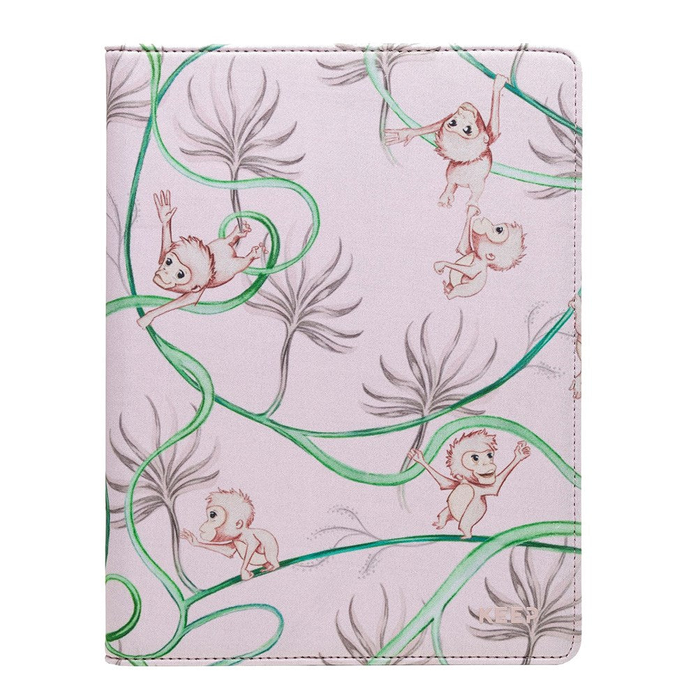 Trunk iPad 10,2" (2021/2020/2019) / Air (2019) Deksel med Abe-Design – Rosa