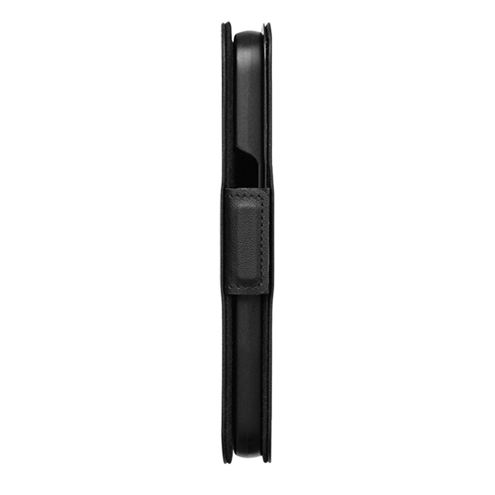 iPhone 12 / 12 Pro Key Nordfjord Slim Magnet Wallet Kunstskinn Flipdeksel - Svart