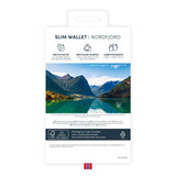 iPhone 14 Plus Key Nordfjord Slim Magnet Wallet Kunstskinn Flipdeksel - Svart