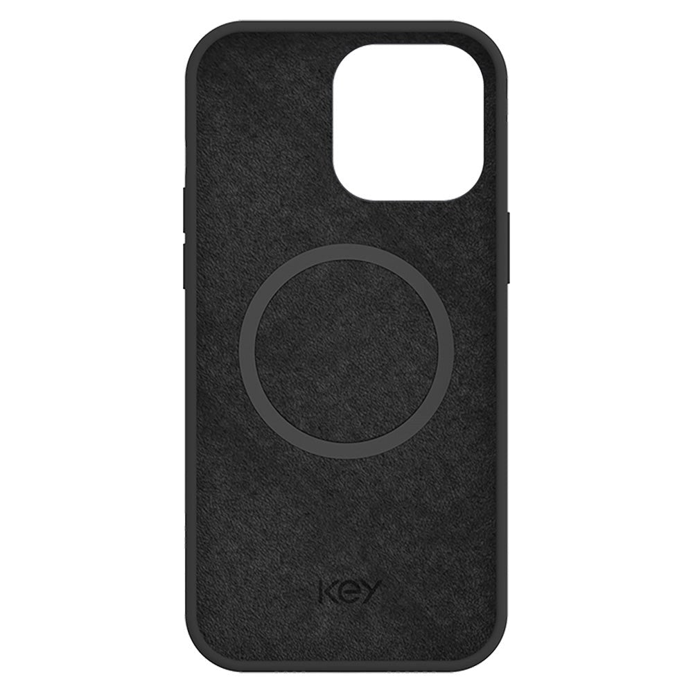 iPhone 14 Pro Max Key Silikondeksel - MagSafe-Kompatibel - Svart