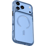 iPhone 18 Pro Max / 17 Pro Max LAUT CRYSTAL MATTER X Deksel - MagSafe Kompatibel - Blå / Gjennomsiktig