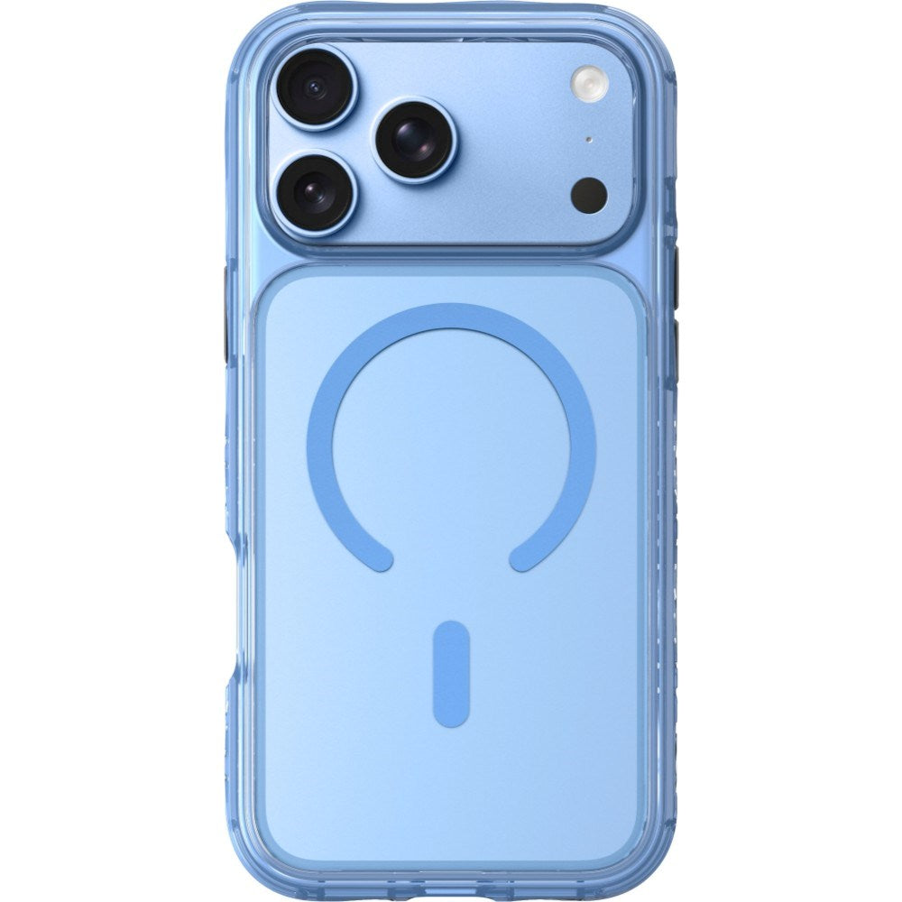 iPhone 18 Pro Max / 17 Pro Max LAUT CRYSTAL MATTER X Deksel - MagSafe Kompatibel - Blå / Gjennomsiktig