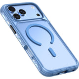 iPhone 18 Pro / 17 Pro LAUT CRYSTAL MATTER X Deksel - MagSafe Kompatibel - Blå / Gjennomsiktig