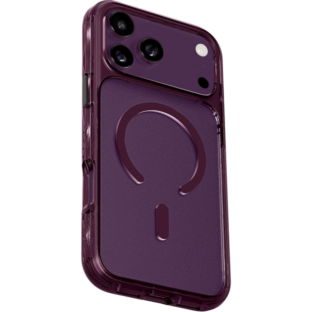 iPhone 18 Pro / 17 Pro LAUT CRYSTAL MATTER X Deksel - MagSafe Kompatibel - Lilla / Gjennomsiktig