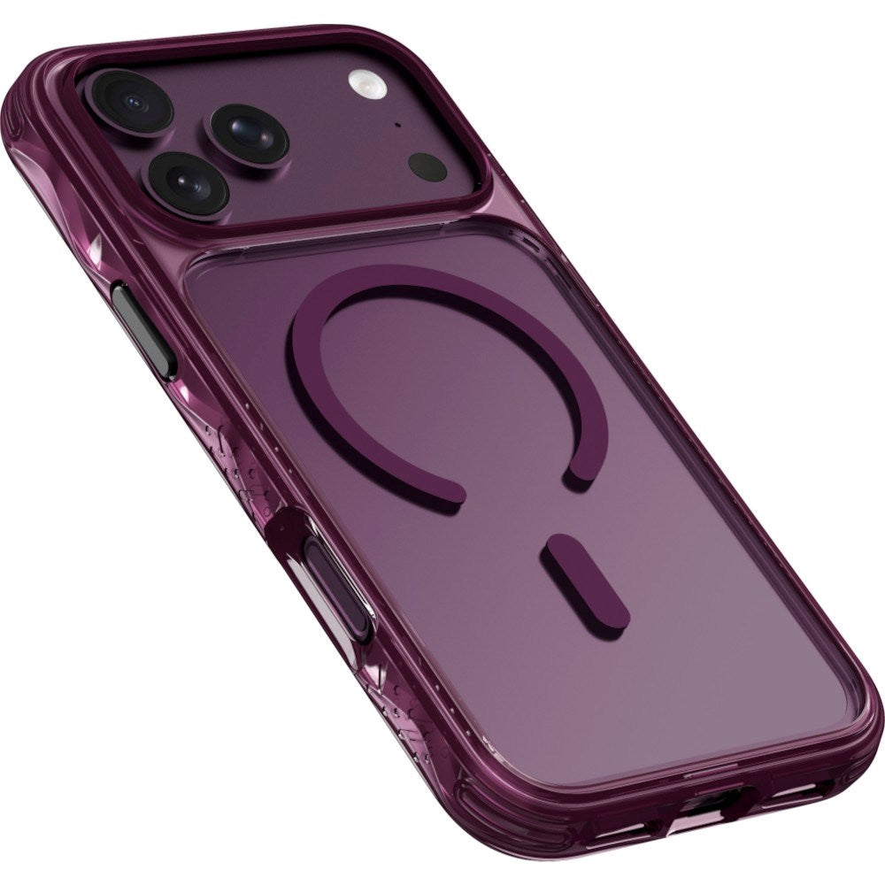 iPhone 18 Pro / 17 Pro LAUT CRYSTAL MATTER X Deksel - MagSafe Kompatibel - Lilla / Gjennomsiktig