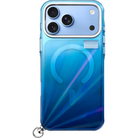 iPhone 18 Pro Max / 17 Pro Max LAUT NOVA GLOW Deksel med Stropp og Stjerne Smykke - MagSafe Kompatibel - Blå