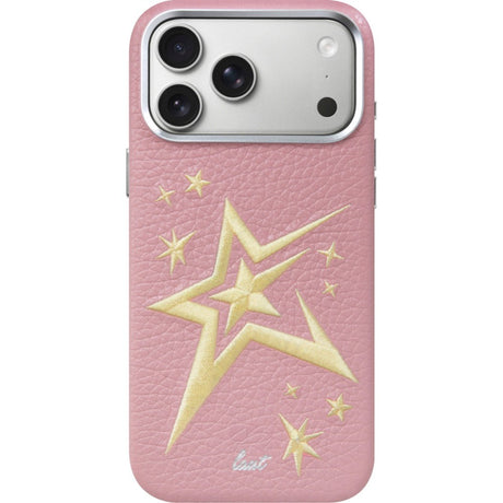 iPhone 18 Pro / 17 Pro LAUT TWINE EDGE Deksel med Stropp - MagSafe Kompatibel - Pink Crush Star