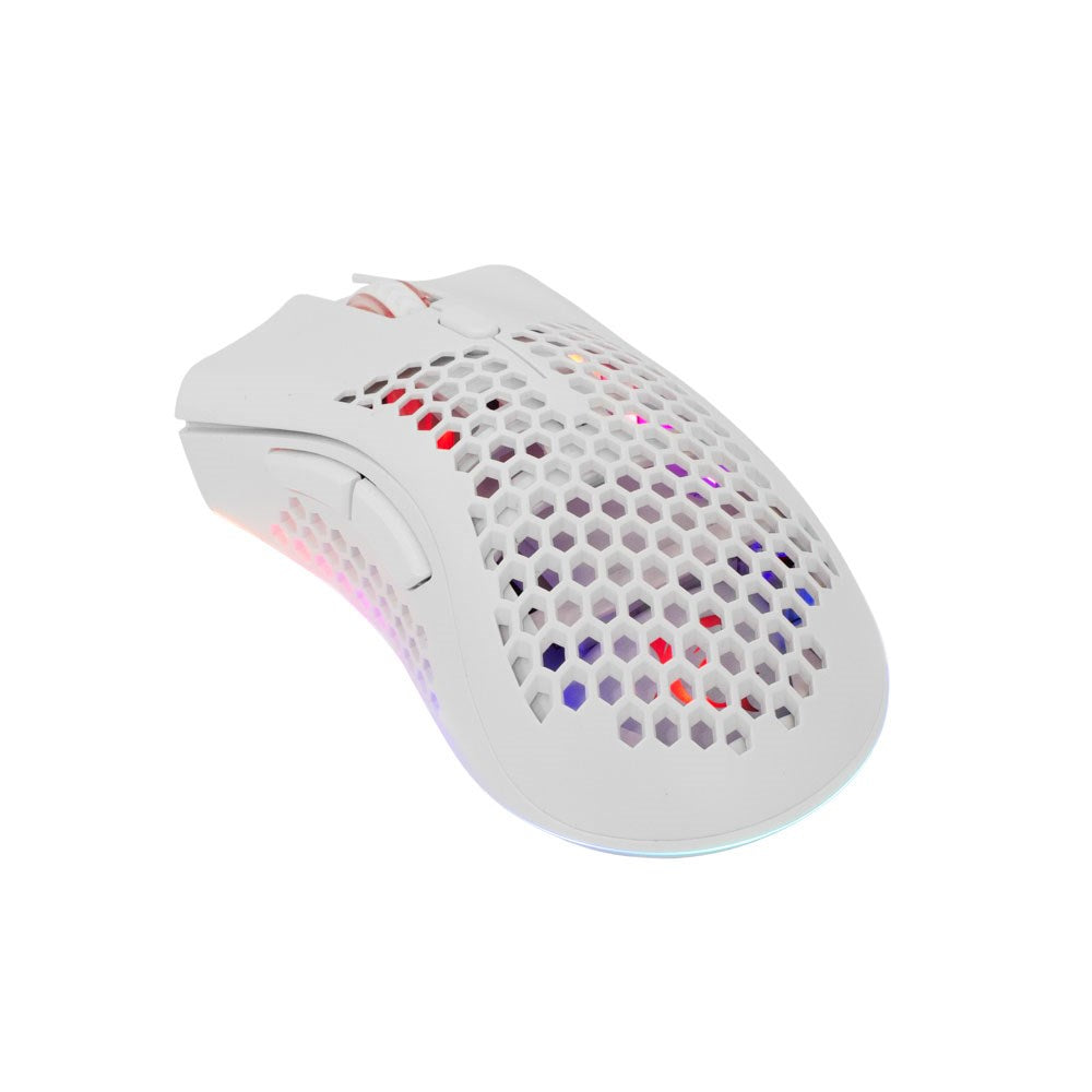 White Shark LIONEL Trådløs Gaming Mus - 6D / 10000 DPI - Hvit