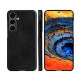 Samsung Galaxy A56 (5G) - dbramante1928 Lynge Ekte Skinn 2-i-1 Flip Deksel - Black